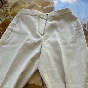 JCrew “kate” linen blend straight leg pants Size 6 classic